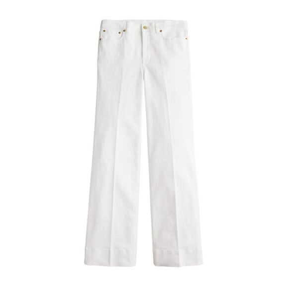 J.Crew Denim - J.Crew Petite High Rise White 1996 Denim Jeans Size P 25